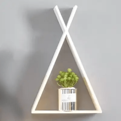 Etagère murale - TriangleWoodenShelf™ - Blanc - Ma Casa Décor