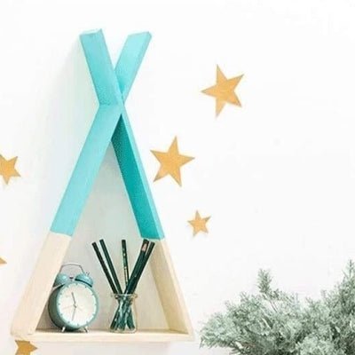 Etagère murale - TriangleWoodenShelf™ - Vert - Ma Casa Décor