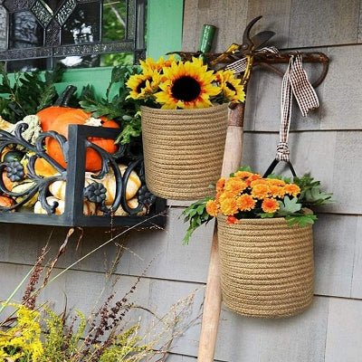 Panier mural - WallHangingFlowerBasket™ - Marron - Ma Casa Décor