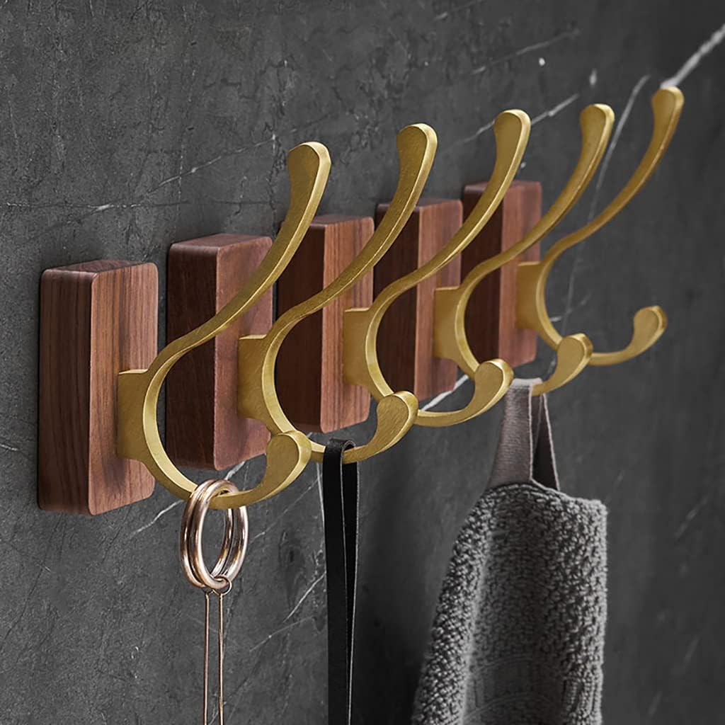 Crochet Mural - WoodHook™ - Double Doré - Ma Casa Décor