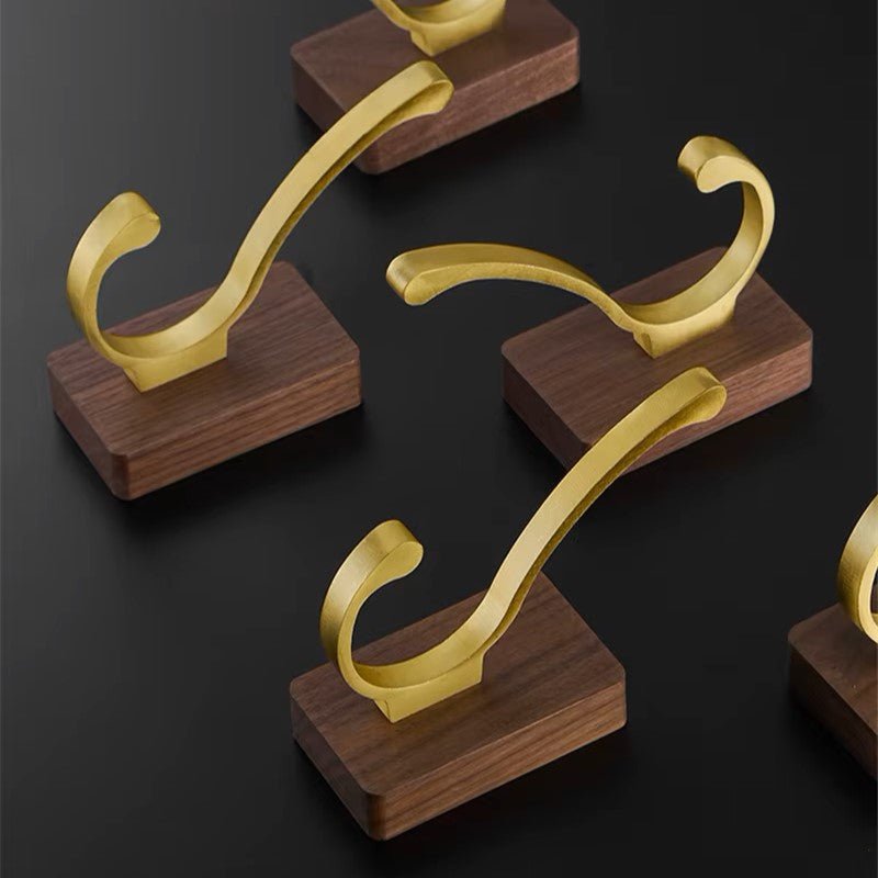 Crochet Mural - WoodHook™ - Double Doré - Ma Casa Décor