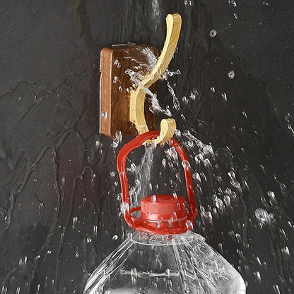 Crochet Mural - WoodHook™ - Double Doré - Ma Casa Décor