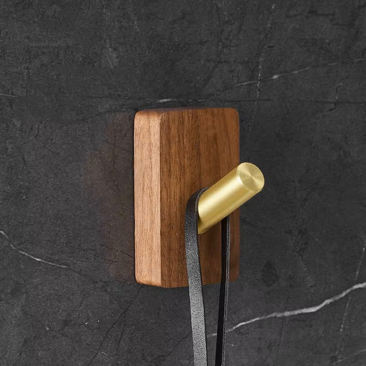 Crochet Mural - WoodHook™ - Rectangle Doré - Ma Casa Décor