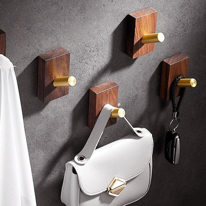 Crochet Mural - WoodHook™ - Rectangle Doré - Ma Casa Décor