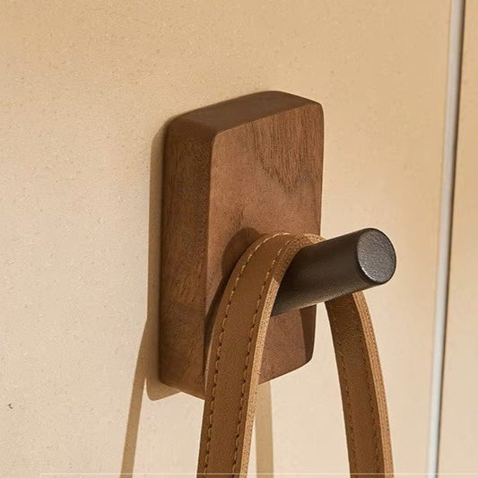 Crochet Mural - WoodHook™ - Rectangle Noir - Ma Casa Décor