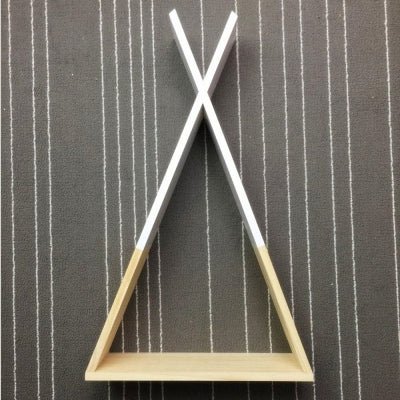 Etagère murale - TriangleWoodenShelf™ - Blanc - Ma Casa Décor