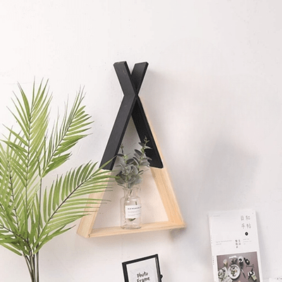 Etagère murale - TriangleWoodenShelf™ - Noir - Ma Casa Décor