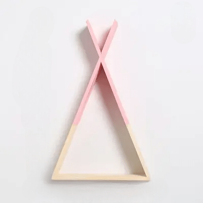 Etagère murale - TriangleWoodenShelf™ - Rose - Ma Casa Décor