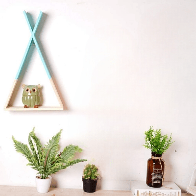 Etagère murale - TriangleWoodenShelf™ - Vert - Ma Casa Décor