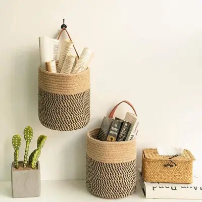Panier mural - WallHangingFlowerBasket™ - Jaune&Marron - Ma Casa Décor