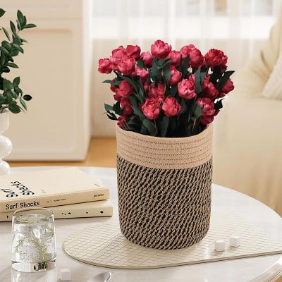 Panier mural - WallHangingFlowerBasket™ - Jaune&Marron - Ma Casa Décor