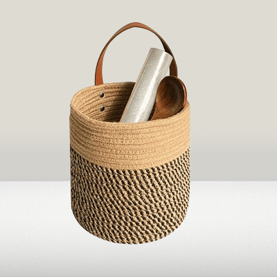 Panier mural - WallHangingFlowerBasket™ - Jaune&Marron - Ma Casa Décor