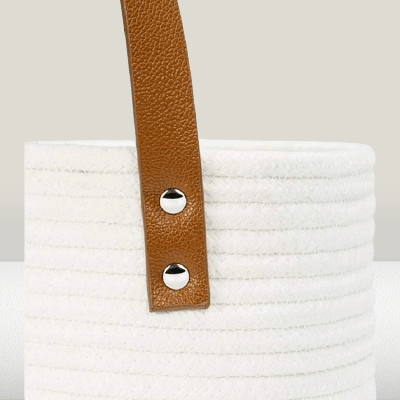 Panier mural - WallHangingFlowerBasket™ - Marron&blanc - Ma Casa Décor